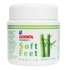 GEHWOL FUSSKRAFT Soft Feet Scrub šveičiamasis kremas su bambukų pudra, 500 ml