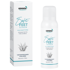 GEHWOL FUSSKRAFT Soft Feet Foam putos su alaviju, alyvuogių aliejumi ir hialiurono rūgštimi, 125 ml