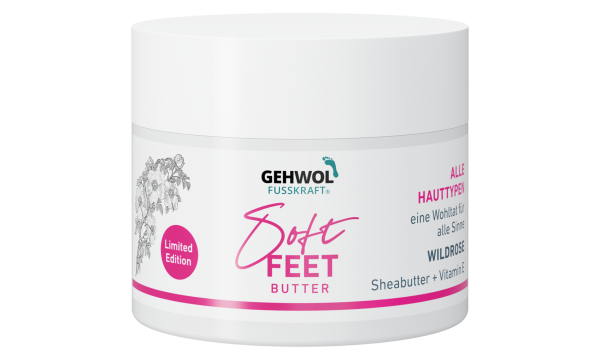 GEHWOL FUSSKRAFT Soft Feet Butter pėdų sviestelis "Laukinė rožė", 50ml