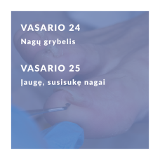 Praktiniai GEHWOL seminarai | Įaugę, susisukę nagai ir nagų grybelis | Vasario 24-25